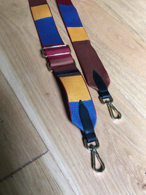 Patterned bag strap - Colour Block Autumn Patterned bag strap - Colour Block Autumn