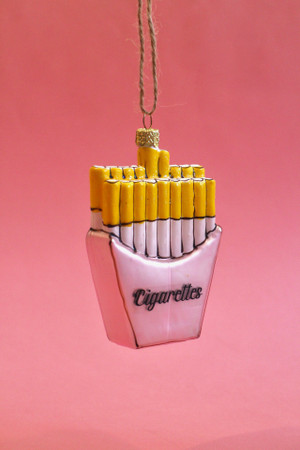 Glass Cigarette Ornament Glass Cigarette Ornament