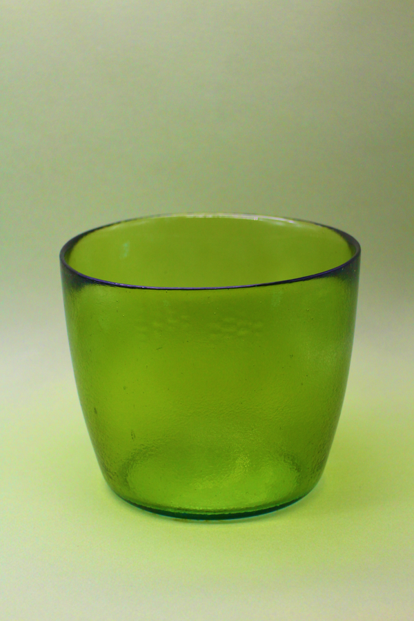 Recycled Glass Bowl - Olive - SALE