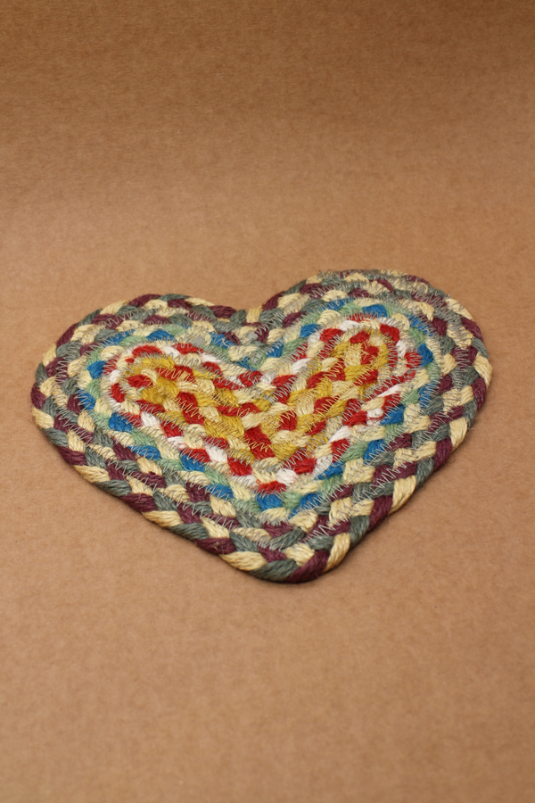 Braided Heart Placemat - Carnival