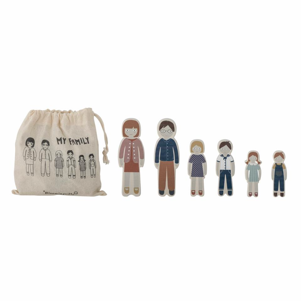 Wooden Family Play Set