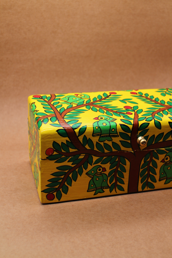 Hand Painted Wooden Box