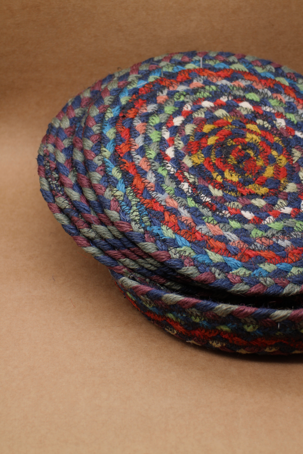 Braided Placemats (6) - Carnival Blue