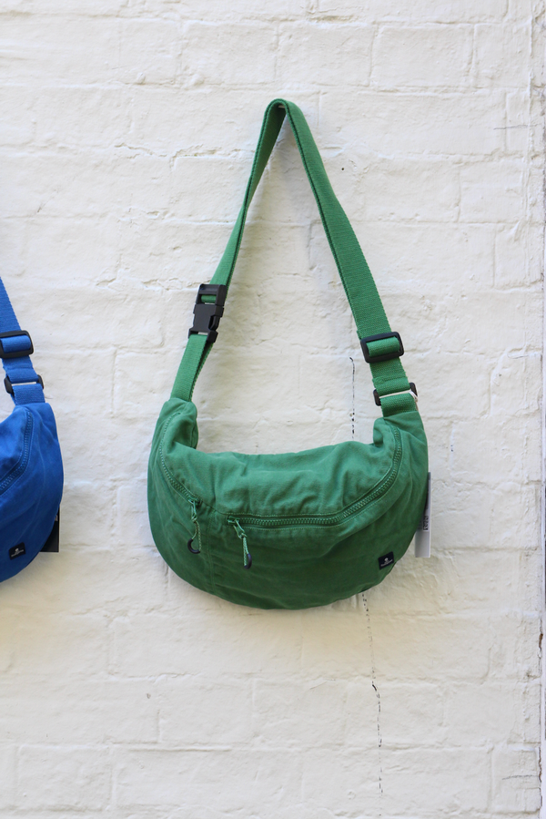 Cotton Sling Bag with Zips