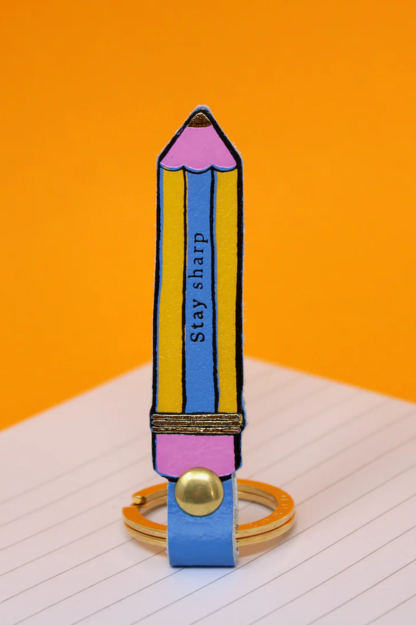 'Stay Sharp' Pencil Key Fob