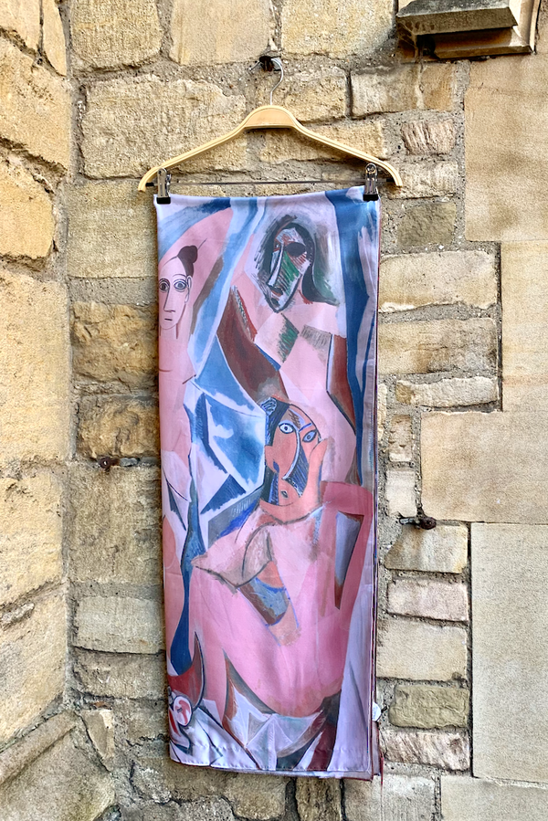 Print Art Silk Scarf - Picasso