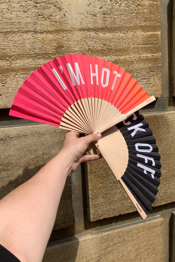 Slogan Hand Fan - SALE