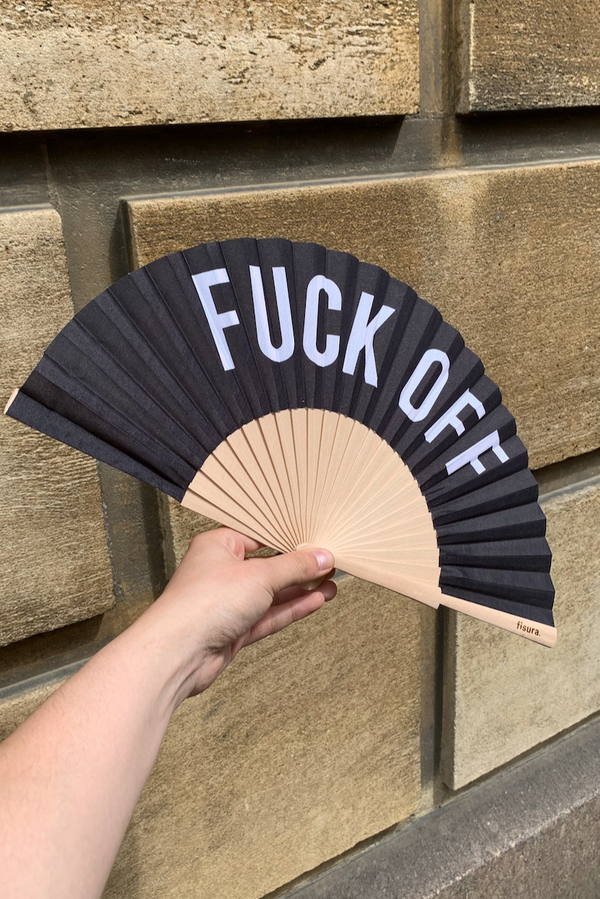 Slogan Hand Fan - SALE