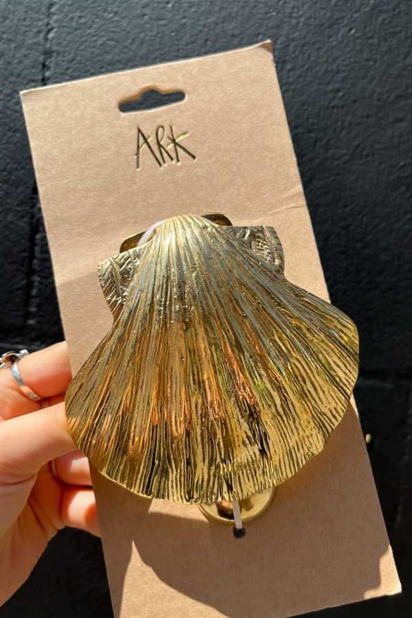 Golden Sea Shell Door Knocker