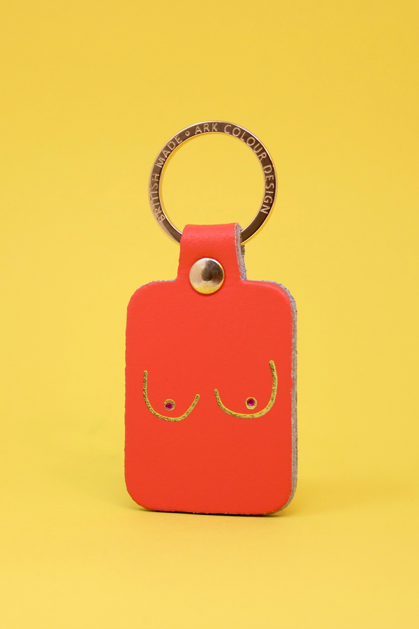 Leather Funny Bits Key Fob
