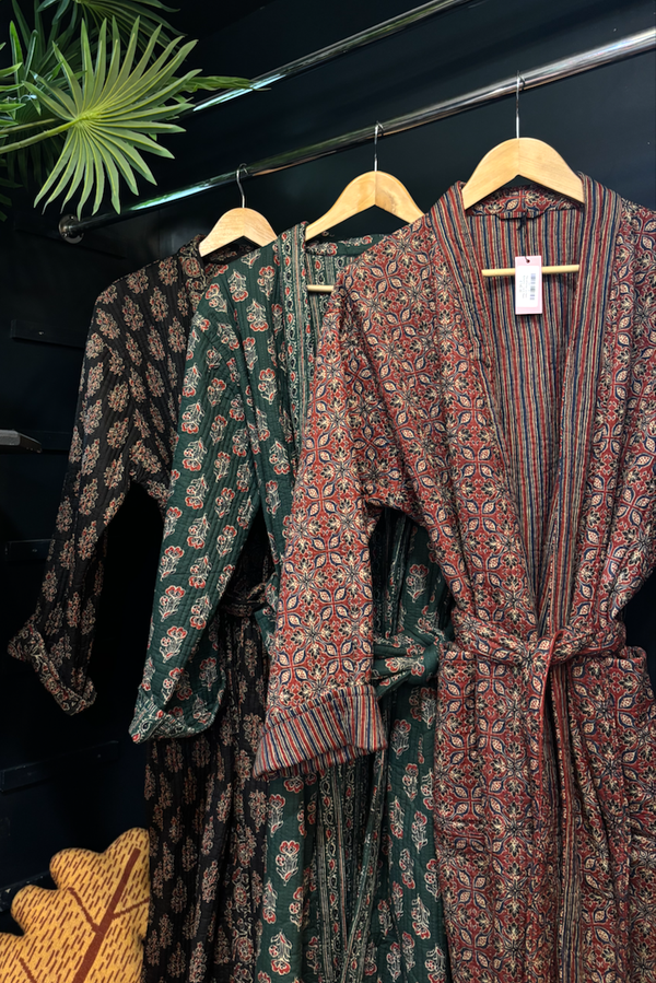 Reversible Quilted Kimono