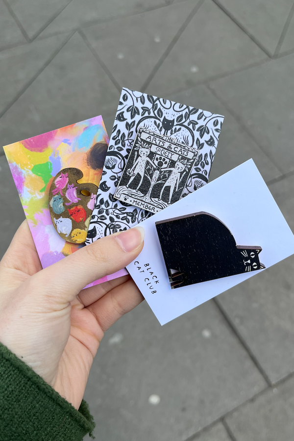 Cat Pin Badge