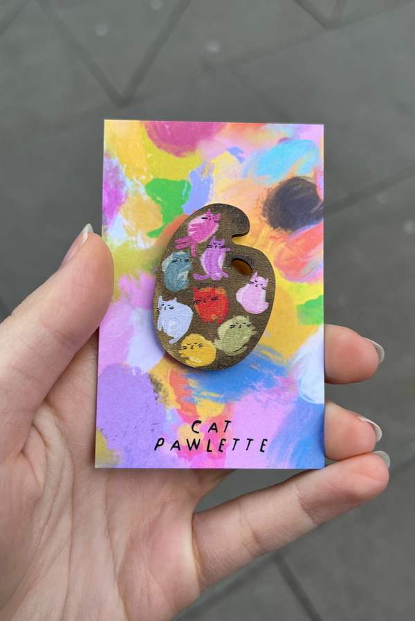 Cat Pin Badge