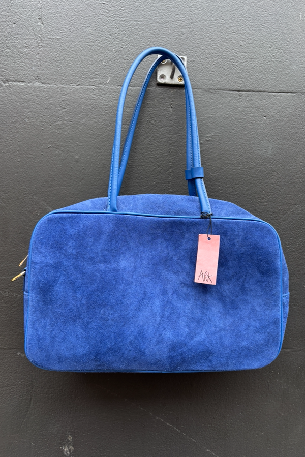 Suede Over Night Bag - Royal Blue