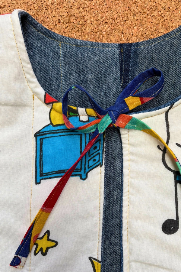 Quilted Reversible Waistcoat - Peanuts