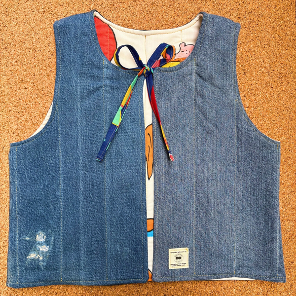 Quilted Reversible Waistcoat - Peanuts