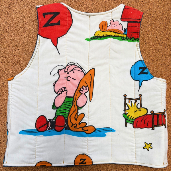 Quilted Reversible Waistcoat - Peanuts
