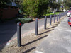 Bollard Recycled Plastic - REPLAS - 100mm x 100mm square 1500mm BLACK