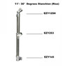 Ezyrail - End Stanchion (Rise) w/ Rail Mount Fixing Plate - 11°-30° - Galvanised Or Yellow