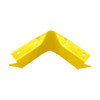 Guard Rail Internal Right Angle Bend - Powdercoated Safety Yellow