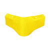 Guard Rail External Right Angle Bend - Powdercoated Safety yellow