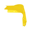Guard Rail External Right Angle Bend - Powdercoated Safety yellow