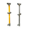 Ezyrail - Through Stanchion w/ Rail Mount 0°-11° - Galvanised Or Yellow