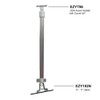 DDA Stanchion Base Plate 0°-11° - w/Kick Panel Att. Bracket - Galvanised Or Yellow
