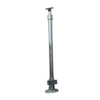 DDA Stanchion Base Plate 0°-11° - w/Kick Panel Att. Bracket - Galvanised Or Yellow