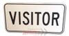 Visitor Sign (225mm x 450mm) - Metal