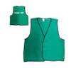 Green First Aid Safety Vest Non-Reflective