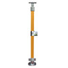 DDA Stanchion Even Base w/ Mid Rail & Kick Panel End Post - Galvanised Or  Yellow