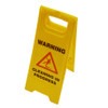 Caution Cleaning In Progress A-Frame Safety Sign