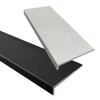 RippleTread Corrugated Aluminium Stair Nosing - Clear OR Black - Per Metre