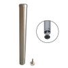 Bollard Surface Mount Concealed Base 140mm x 1200mm Stainless Steel