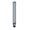 Bollard Surface Mount Concealed Base 90mm x 1000mm Stainless Steel Marine Grade 316