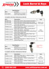 Replacement Lock Barrel and Key For Parking Protector Bollard 800mm