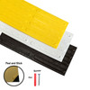 Ultimate Stick & Screw Tactiles - Directional 300mm x 600mm Tough Aussie Made - VIC Roads Approved Ultimate Stick & Screw Tactiles - Directional 300mm x 600mm Tough Aussie Made - VIC Roads Approved