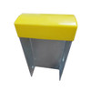 C Post End Cap - Safety Yellow