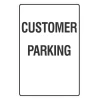 Customer Parking Sign 450mm x 300mm - Metal