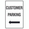 Customer Parking Sign 450mm x 300mm - Metal