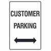 Customer Parking Sign 450mm x 300mm - Metal