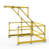Ezyrail Standard Profile Pallet Loading Gate - Yellow Powdercoated