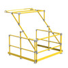 Ezyrail Standard Profile Pallet Loading Gate - Yellow Powdercoated