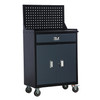 Tool Cabinet with Pegboard - 1 Drawer & 1 Cabinets - Slim Design