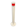 Bollard Surface Mount  90mm x 900mm High - White Powder Coated Bollard Surface Mount  90mm x 900mm High - White Powder Coated