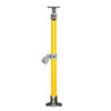 Ezyrail - Landing End Stanchion With Top & Mid Rail - Yellow or Galvanised
