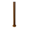 Solar Battery / EV Charger Protection Bollard - Surface Mount 76mm - Residential & Commercial Use - Timber Look