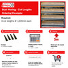 Aluminium Stair Nosing - Carborundum Super Anti Slip Insert - Yellow OR Black - 75mmx10mm - Sold Per Metre