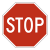 Stop Sign - Octagonal - Class 1 Reflective Aluminium